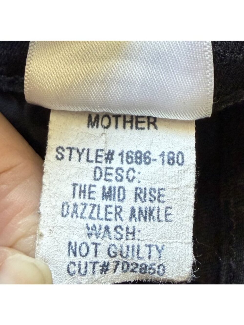 Mother The Mid-Rise Dazzler Ankle jeans in Not Guilty, 30 - Picture 11 of 11